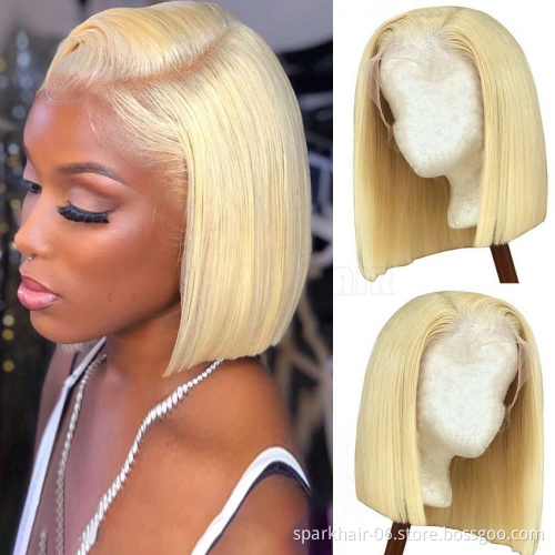 OEM Cheap Price Braided Short Peruvian Bob Wig,Transparent Human Lace Frontal Wig, Virgin Brazilian Hair Wigs For Black Women